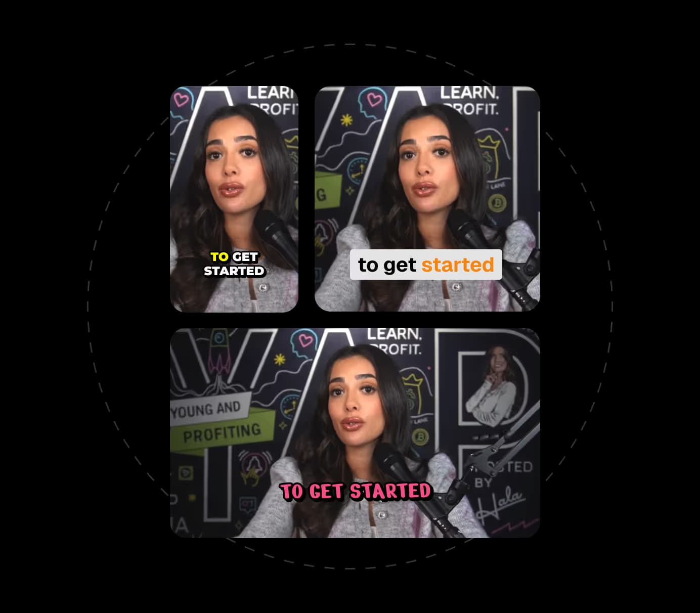 Animated captions